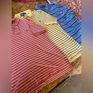 Men’s POLO RALPH LAUREN polo style shirts. Size Large